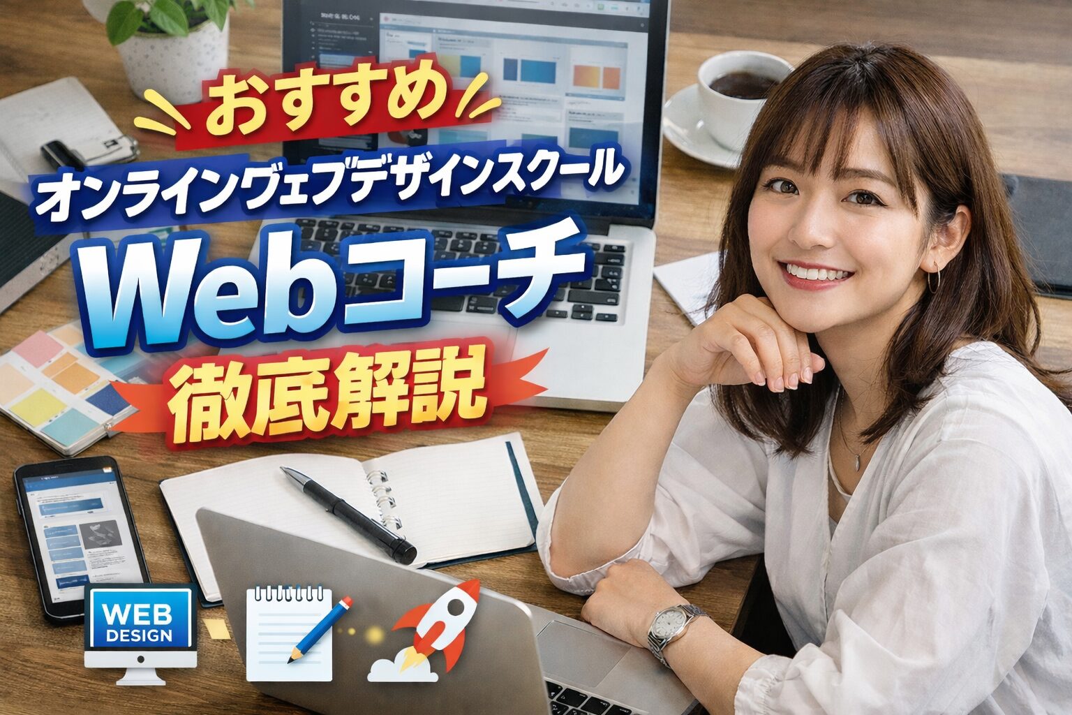 おすすめオンラインウェブデザインスクールWebコーチ徹底解説