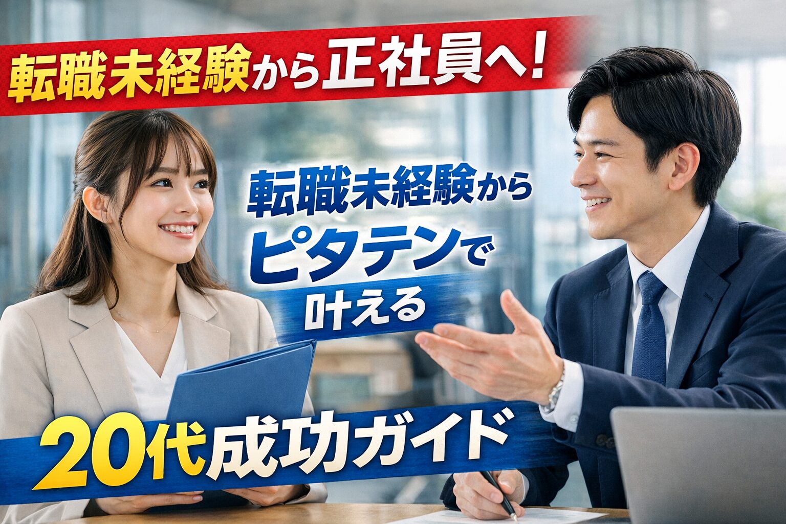転職未経験から正社員へ！ピタテンで叶える20代成功ガイド